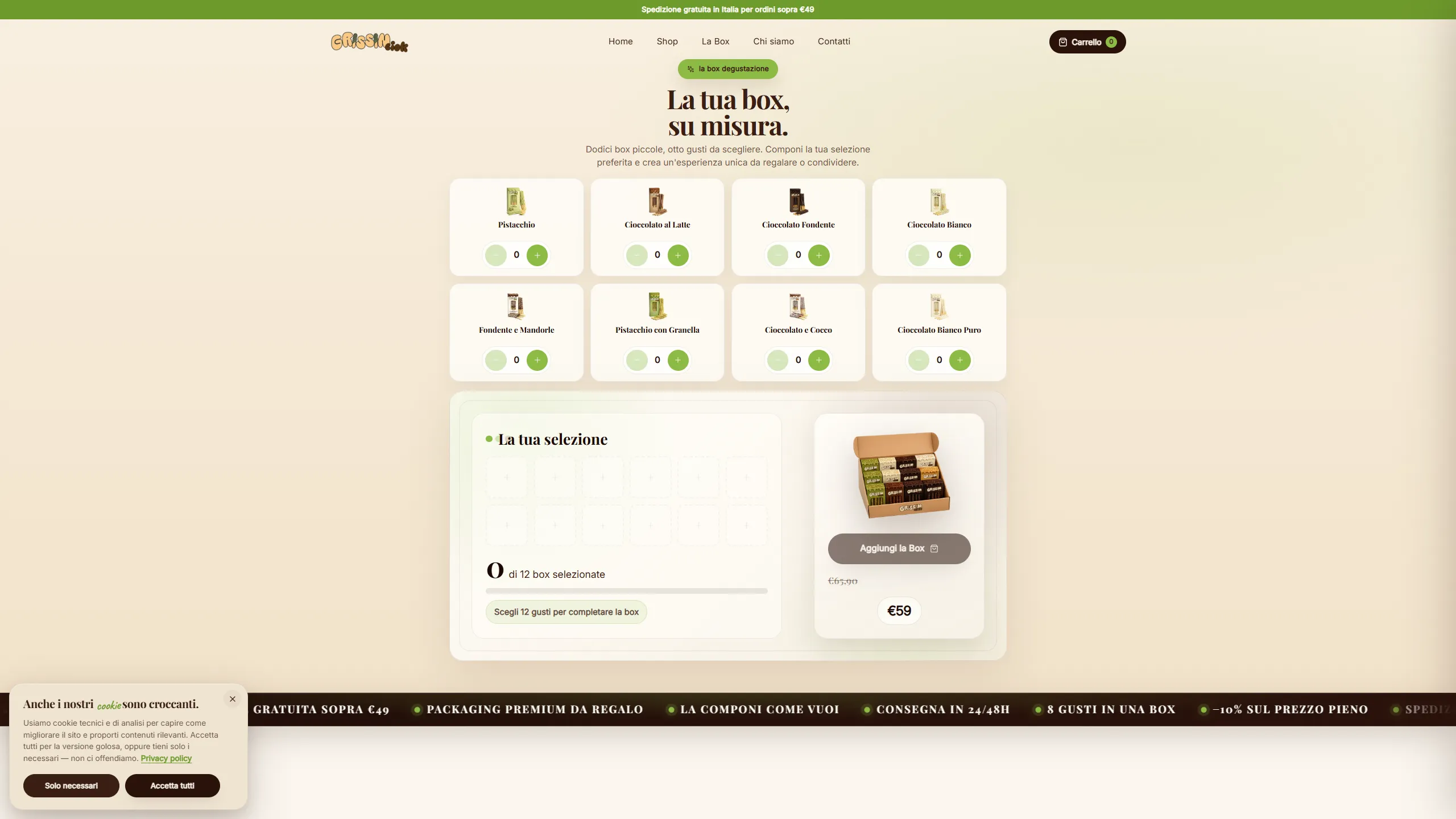 Pagina prodotto GrissinCiok Pistacchio con Granella con recensioni